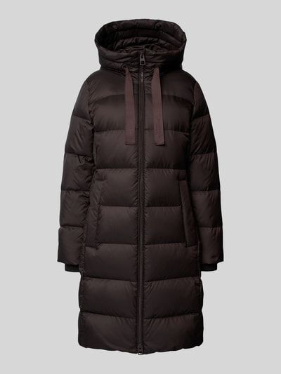 Marc O'Polo Regular Fit Daunenmantel mit Daunen-Feder-Füllung Mittelbraun 2