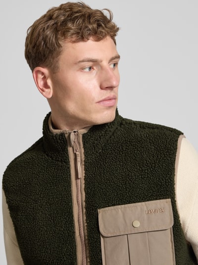 Levi's® Weste mit Reißverschluss Modell 'JOONIE' Dunkelgruen 3