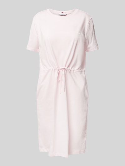 Tommy Hilfiger Oversized Freizeitkleid aus reiner Baumwolle Rosa 2