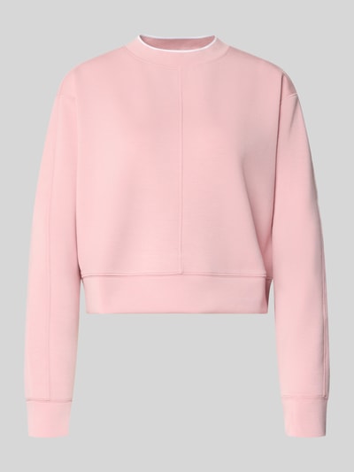 Produktfoto, Cropped Sweatshirt Modell 'tasmin' von VARLEY in zartem Rosa, Modal-Mix mit Stretch-Anteil, Damen Sweatshirt, Rundhalsausschnitt