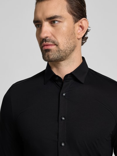 OLYMP No. Six Super Slim Business-Hemd mit Kentkragen Black 3