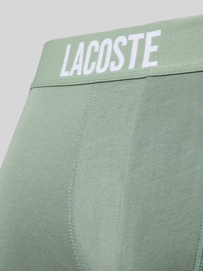 Lacoste Obcisłe bokserki z mieszanki bawełny w zestaw 3 szt. Zielony 2