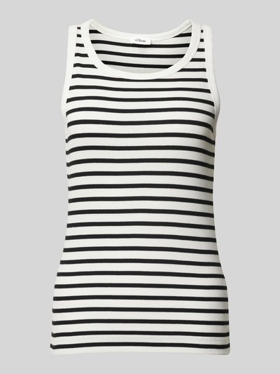 s.Oliver RED LABEL Regular Fit Tank Top aus Baumwoll-Mix Black 2
