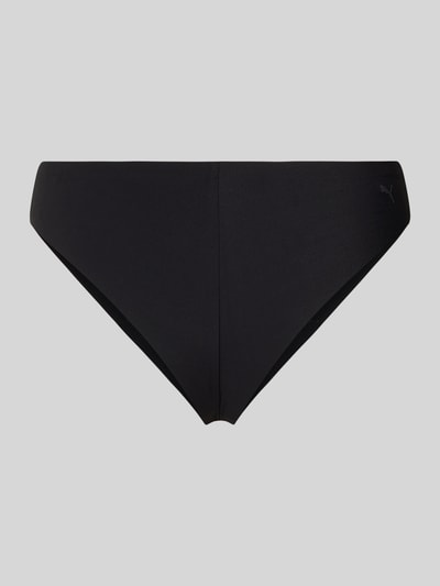 Produktfoto, Slip mit Logo und elastischem Bund von PUMA, czarne figi z mieszanki materiałów z dodatkiem streczu, dopasowany krój, logo