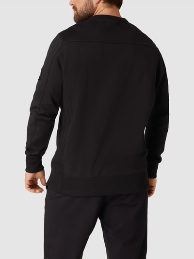 CK Jeans Plus PLUS SIZE Sweatshirt mit Label-Patch Black 5