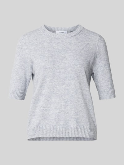 comma Gebreide pullover van wolmix met 1/2-mouwen Zilver - 2