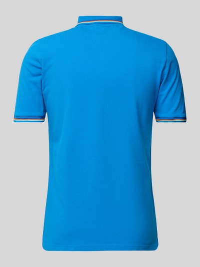 Sundek Poloshirt mit kurzer Knopfleiste Modell 'Brice' Blau 3
