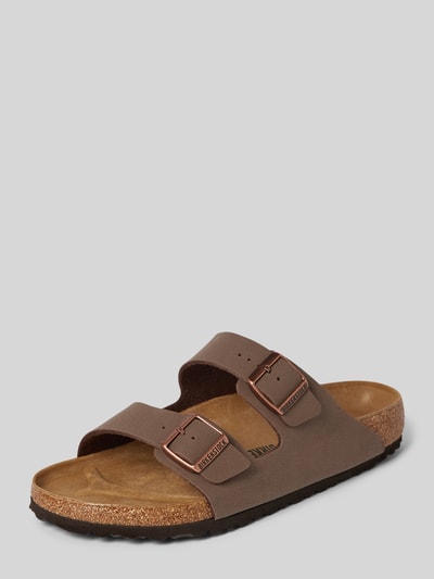 Birkenstock Sandalen mit Dornschließen Modell 'Arizona' Mittelbraun 1