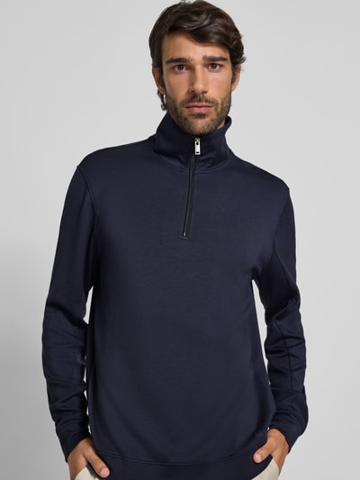 Matinique Sweatshirt mit Stehkragen Modell 'kade' Marine 3