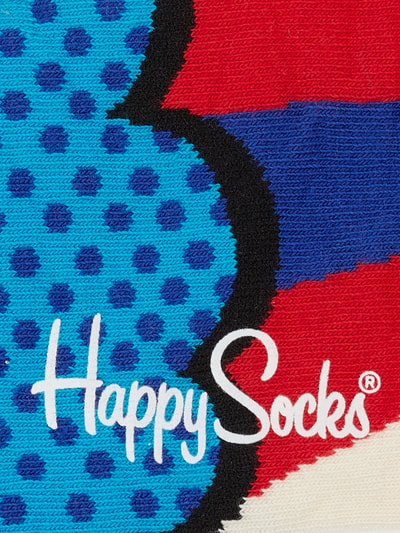 Happy Socks Socken mit Allover-Muster   Blau 2