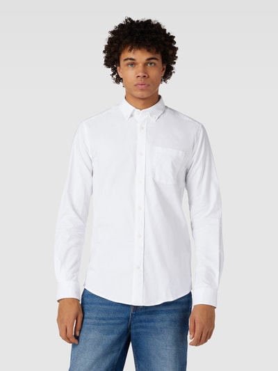 Only & Sons Regular fit vrijetijdsoverhemd met button-downkraag, model 'NEIL' Wit - 4