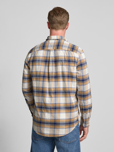 Tommy Hilfiger Regular fit flanellen overhemd van puur katoen Offwhite - 5