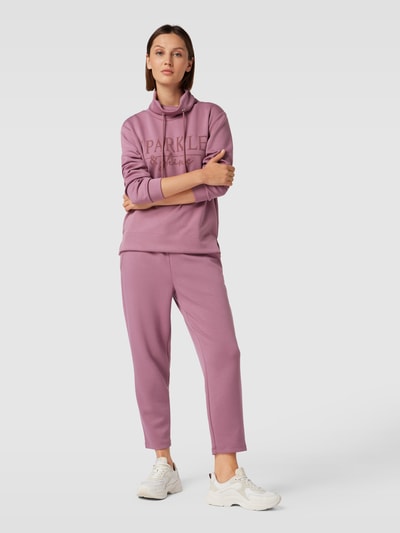 Christian Berg Woman Sweatpants mit Tunnelzug Mauve 1