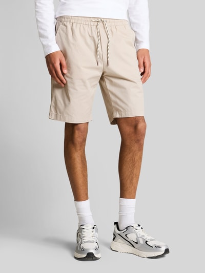 Tom Tailor Denim Regular Fit Sweatshorts aus reiner Baumwolle Beige 4
