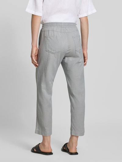 Angels Straight Leg Stoffhose mit elastischem Bund Modell 'Linn' Hellgrau 5