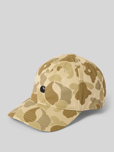 Carhartt Work In Progress Basecap mit Label-Stitching Modell 'MADISON' Beige 1