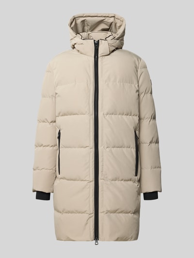 NAUTGÅRD Jacke mit Kapuze und Label-Patch Mittelgrau 1