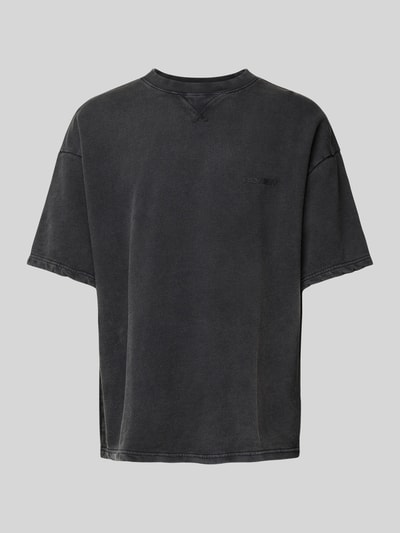 REVIEW T-Shirt mit Label-Print Black 2