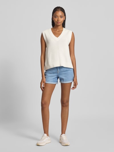 Only Relaxed Fit Jeansshorts aus Baumwoll-Mix Modell 'JOSEPHINE' Hellblau 1