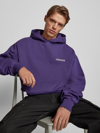 Pegador Oversized hoodie met kangoeroezak Paars - 3