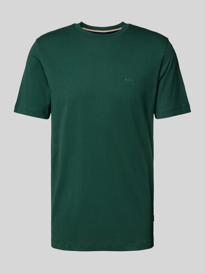 BOSS T-shirt met labelprint, model 'Thompson' Groen - 2