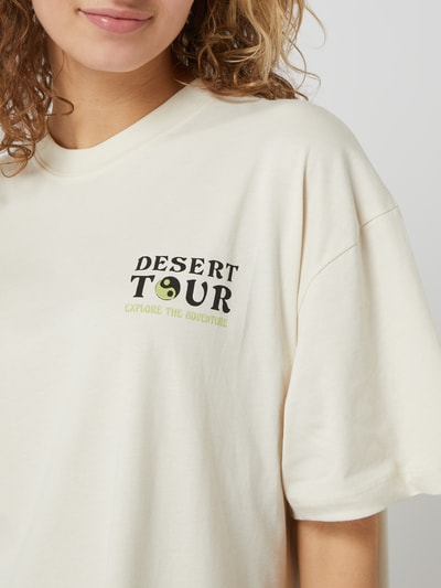 Gina Tricot T-Shirt mit Print Offwhite 3