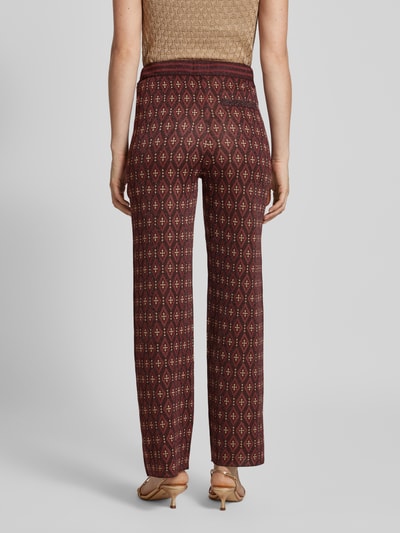 Scotch & Soda Straight Fit Sweatpants mit Tunnelzug Bordeaux 5