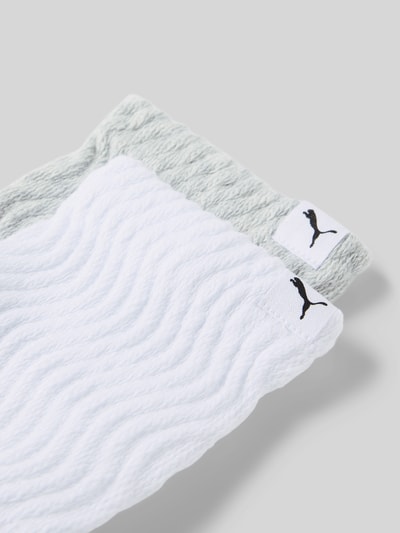 Puma Socken mit Label-Detail Modell 'ZIGZAG' im 2er-Pack Weiss 2