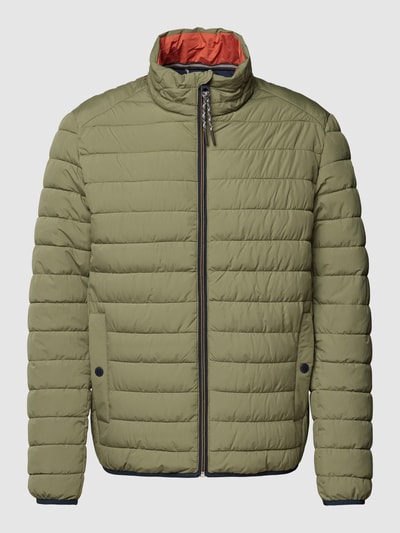 Fynch-Hatton Steppjacke mit Stehkragen Oliv Melange 2