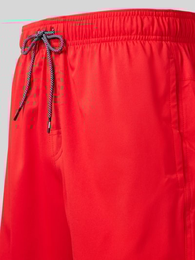 Puma Regular fit zwembroek met ritszak Rood - 2
