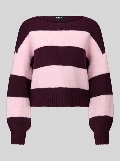 ONLY Pullover mit U-Boot-Ausschnitt Offwhite 2