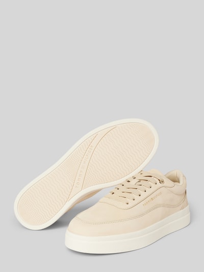 Tommy Hilfiger Sneaker aus echtem Leder Modell 'MODERN COURT' Sand 4