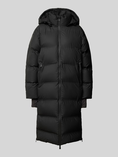 Neo Noir Steppmantel mit Kapuze Modell 'Viviana' Black 2