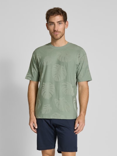 MCNEAL T-shirt met ronde hals Lindegroen - 4