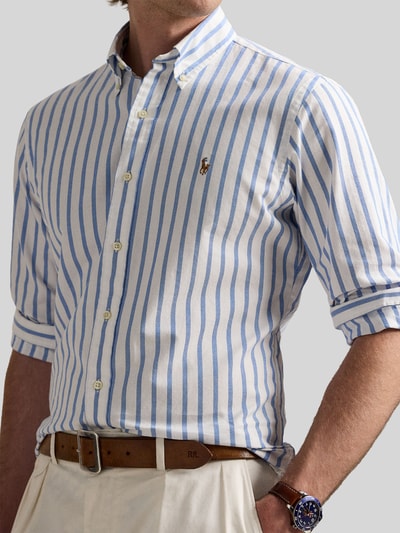 Polo Ralph Lauren Koszula casualowa o kroju regular fit z czystej bawełny Błękitny 3