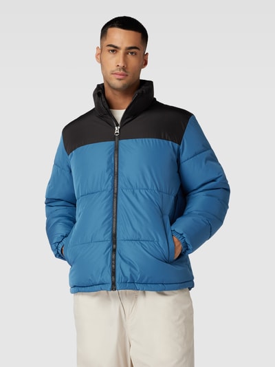 Only & Sons Steppjacke in Two-Tone-Machart Modell 'MELVIN' Blau 4