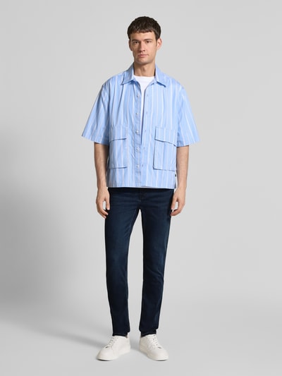 Tommy Hilfiger Slim Fit Jeans aus Baumwoll-Mix Dunkelblau 1