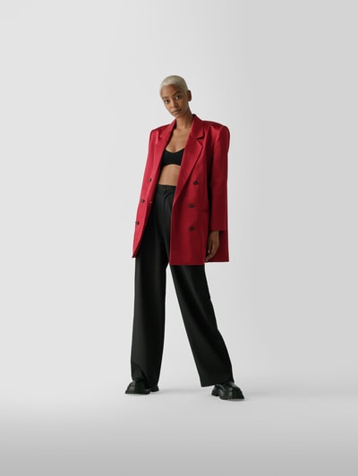 Magda Butrym Blazer aus Seide Bordeaux Rot 1