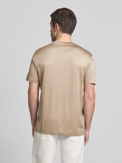 Emporio Armani T-Shirt aus Lyocell-Mix Taupe 5