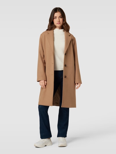 Jake*s Casual Mantel mit Reverskragen Camel 1