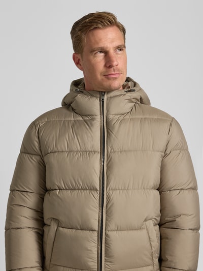 MCNEAL Steppjacke mit Kapuze und Eingrifftaschen Stein 3