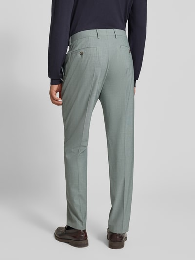 s.Oliver BLACK LABEL Spodnie do garnituru o kroju slim fit z dodatkiem wiskozy Jasnozielony 5