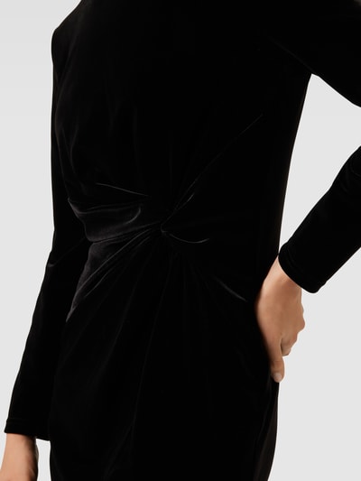Christian Berg Woman Selection Sukienka o długości do kolan z zamkiem błyskawicznym z tyłu Czarny 3