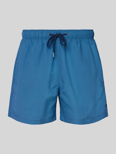 MCNEAL Relaxed Fit Badeshorts mit Logo-Stitching Blau 1