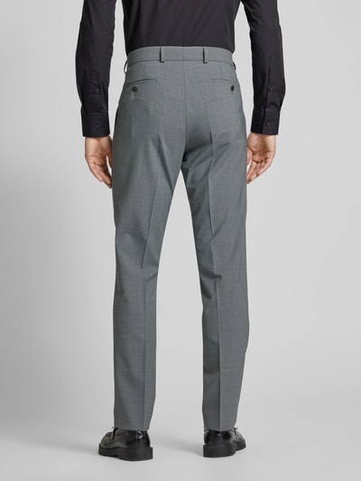 Carl Gross Chino met structuurmotief, model 'Shiver' Groen - 5