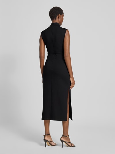 Liu Jo White Midikleid mit Cut Out Black 5