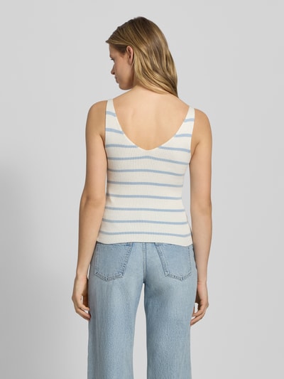 Only Slim Fit Tank Top aus Viskose-Mix Modell 'MEDDI' Ecru 5