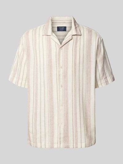 MCNEAL Vrijetijdsoverhemd met reverskraag Beige - 2