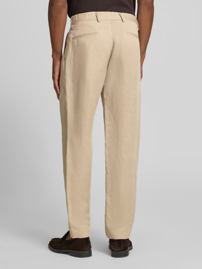 ROY ROBSON slim fit broek met achterzakken Beige - 5