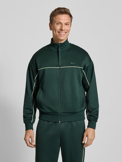 Lacoste Loose fit sweatjack met katoen Donkergroen - 4